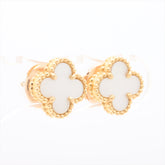 Van Cleef & Arpels Sweet Alhambra Mother of Pearl MOP Earrings